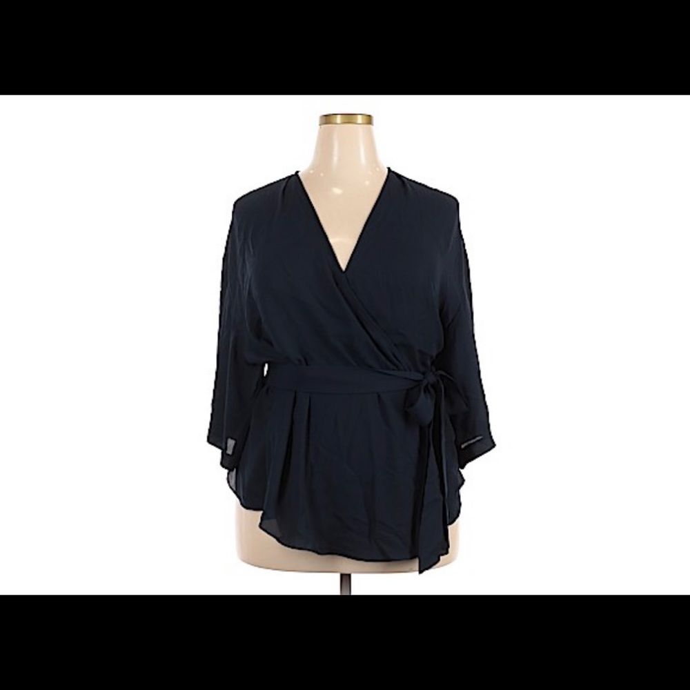 Trouve Wrap Waist Top